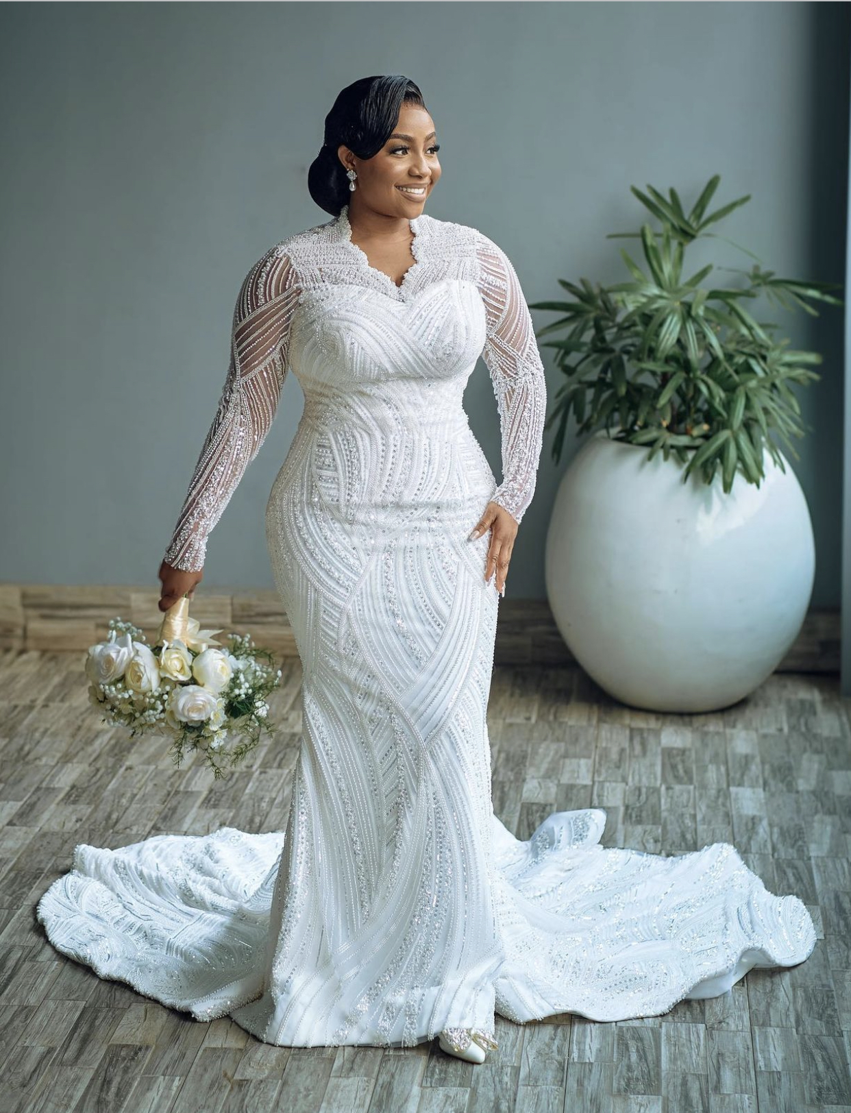 Beaded Lace - Ivory